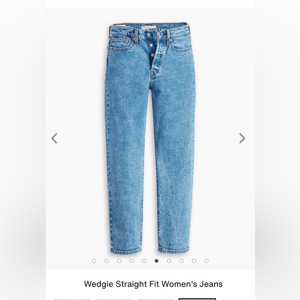 Levi Wedgie Straight Jeans